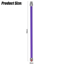 Telescopic Extension Rod for Dyson V6 Straight Pipe Metal Extension Bar Handheld Wand Tube Purple