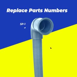 Dishwasher Drain Hose For Midea 33.5cmX2.8cmX7cm 1PCS