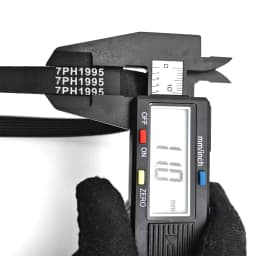 2 Pieces 7PH1995 Dryer Belt 0065049919 Fit for Bosch/Siemens WT47U6H00W WT47W5680W WTU876H80W