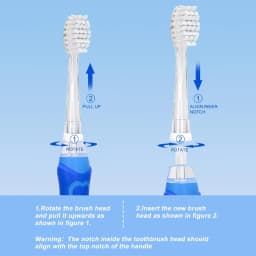 10PCS Kid's Replacement Toothbrush Heads Soft Bristle Replaceable Brush Heads For Seago SG977/EK6/EK7/SG513 Electric Toothbrush
