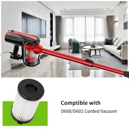 Filters and Sponges for Ariete Electric Broom Handy Force 2761 2759 RBT, Cecotec Conga Thunderbrush 520 550 560 Vacuum Cleaner