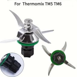 Stainless Steel Food Grade Replacement Blade for Thermomix TM5 & TM6 Durable Stainless Steel Mixer Knife Accessory