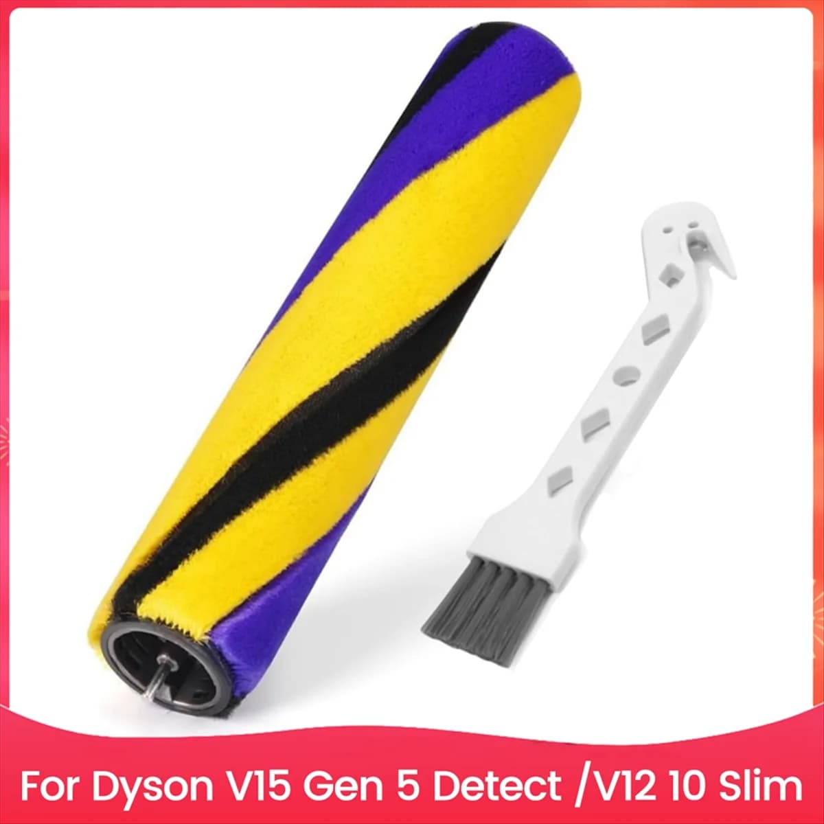 B64BBrush Roller for Dyson V15 Gen 5 Detect and V12 10 Slim Series Cleaner Head, Replace Spare Parts No.971634-01