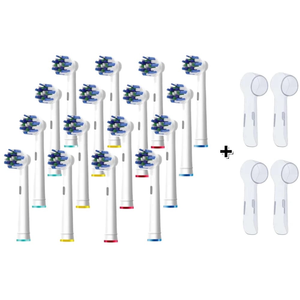 Brush Heads Replacement Electric Toothbrush Heads Soft Professional Electric Toothbrush Heads Refill For Oral B Cross Action