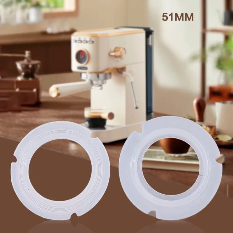 New 51mm Coffee Machine Handle Sealing Ring Accessories Silicone Rubber Coffee Machine Handle Ring Sealing Gasket Rubber Ring