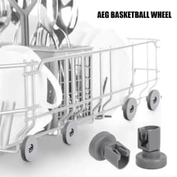 8PCS Dishwasher Top Basket Wheel For Aeg For Electrolux For Favorit For Privileg For Zanussi Dish Washer Upper Wheel Kits