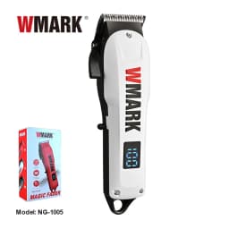 WMARK NG-1005 Men's Hair Clipper Professional Hair Clipper Cordless LED Display Low Noise Hair Cutting Machine for Men Barber