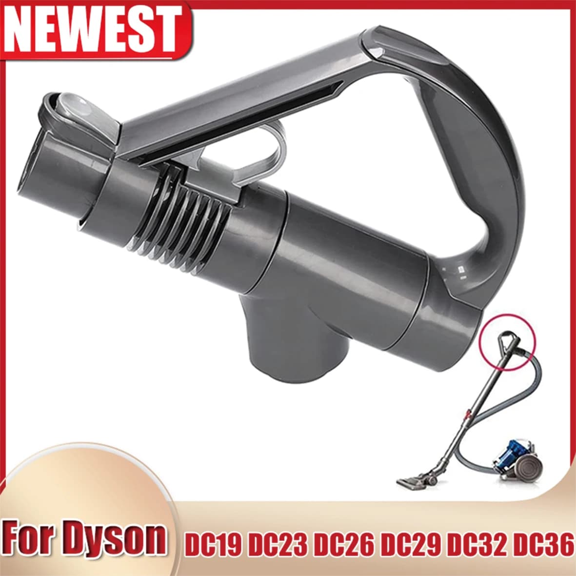 Vacuum Cleaner Wand Handle for Dyson DC19 DC23 DC26 DC29 DC32 DC36 DC37 Vacuum Cleaner Dyson Wand Handle Replacement Accessories