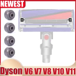 Soleplate Wheel Replacement for Dyson Vacuum Cleaner V6 V7 V8 V10 V11 20W and 30W Soft Roller Cleaner Head