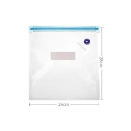 Vacuum Food Storage Zipper Bags Reusable BPA-Free Sous Vide Bags with Vacuum Hand Pump Fruit Meat Nut Vacuum Sealer Saver Bag