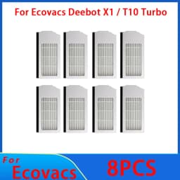 For Ecovacs Deebot T10 OMNI X1 TURBO Vacuum Cleaner Robot Filter Side Brush Cleaning Cloth Spare Parts Dust Box Accessories