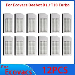 For Ecovacs Deebot T10 OMNI X1 TURBO Vacuum Cleaner Robot Filter Side Brush Cleaning Cloth Spare Parts Dust Box Accessories