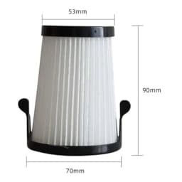 For Milwaukee 49-90-1950 HEPA Filter Replacement Accessories For M12 0850-20 Compact Vacuum, For Milwaukee, Washable & Reusable