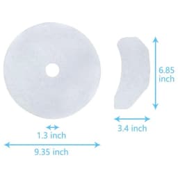 25 Pieces Compatible Cloth Dryer Exhaust Filter Set Replacement for Panda/Magic Chef/Sonya/Avant