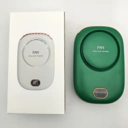 New Mini Portable Fan Hanging Handheld Fan Rechargeable Bladeless Turbo Ultra Quiet Student Hand Held Fan Outdoor Sports Travel
