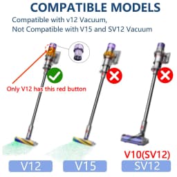 For Dyson V12 Detect Slim Absolute Extra Hepa Filter , Washable Filter, Replacement Filter for Dyson Slim Series Vacuum Cleaner