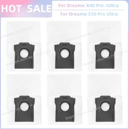 Fit For Dreame L10s Ultra Gen 3, Dreame X40 Ultra/ L40 Ultra, MOVA P50 Pro Ultra/P10 Pro Ultra Tricut Brush Filter Mop Cloth Bag