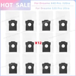Fit For Dreame L10s Ultra Gen 3, Dreame X40 Ultra/ L40 Ultra, MOVA P50 Pro Ultra/P10 Pro Ultra Tricut Brush Filter Mop Cloth Bag