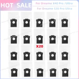 Fit For Dreame L10s Ultra Gen 3, Dreame X40 Ultra/ L40 Ultra, MOVA P50 Pro Ultra/P10 Pro Ultra Tricut Brush Filter Mop Cloth Bag