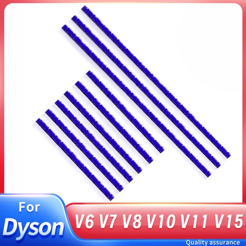Soft Plush Stripes Accessories for Dyson V6 V7 V8 V10 V11 V15 Vacuum Cleaner Soft Roller Replacement Parts