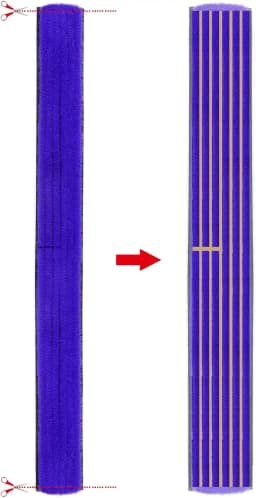 Soft Plush Stripes Accessories for Dyson V6 V7 V8 V10 V11 V15 Vacuum Cleaner Soft Roller Replacement Parts