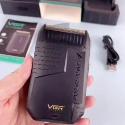 VGR 375 Professional Men's Electric Shaver Waterproof Independent Foil Electric Shaver Convenient Cordless Hair Trimmer