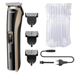 Kemei KM-418 Waterproof Hair Clipper Rechargeable Electric Barber Trimmer Professional Cordless Hair Cutting Machine For Men
