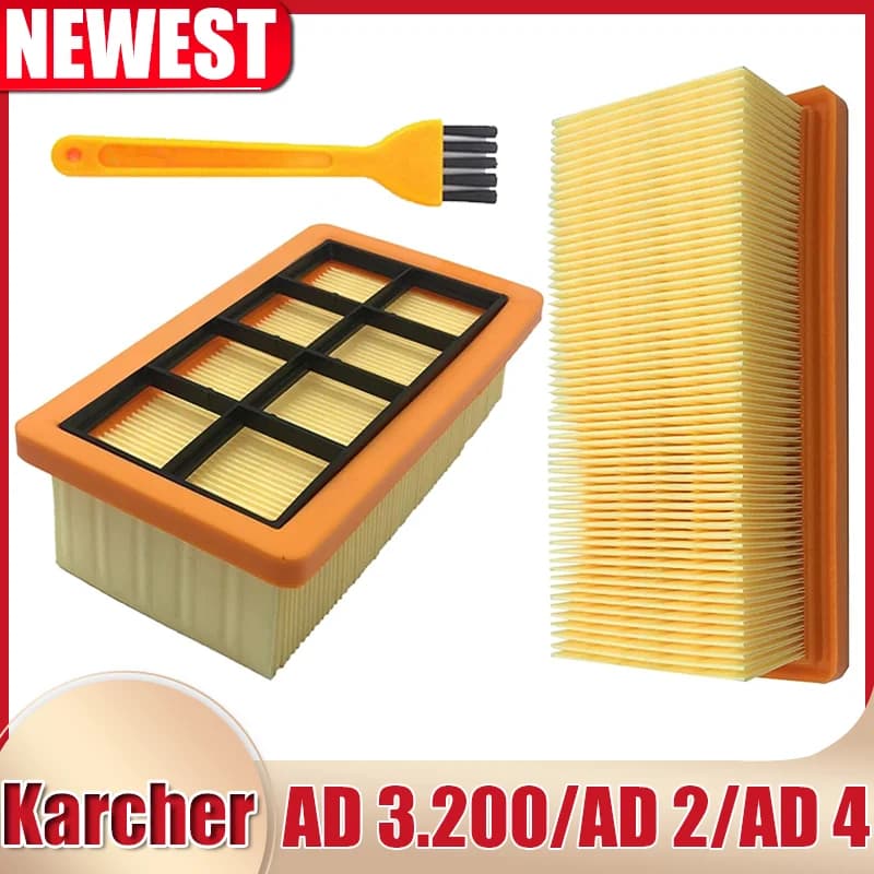 Filter for Kärcher AD2/AD2 Battery/AD3 Premium/AD4/AD4 Premium/AD3.200/AD3.000 Ash and Dry Vacuum Cleaner Replacement