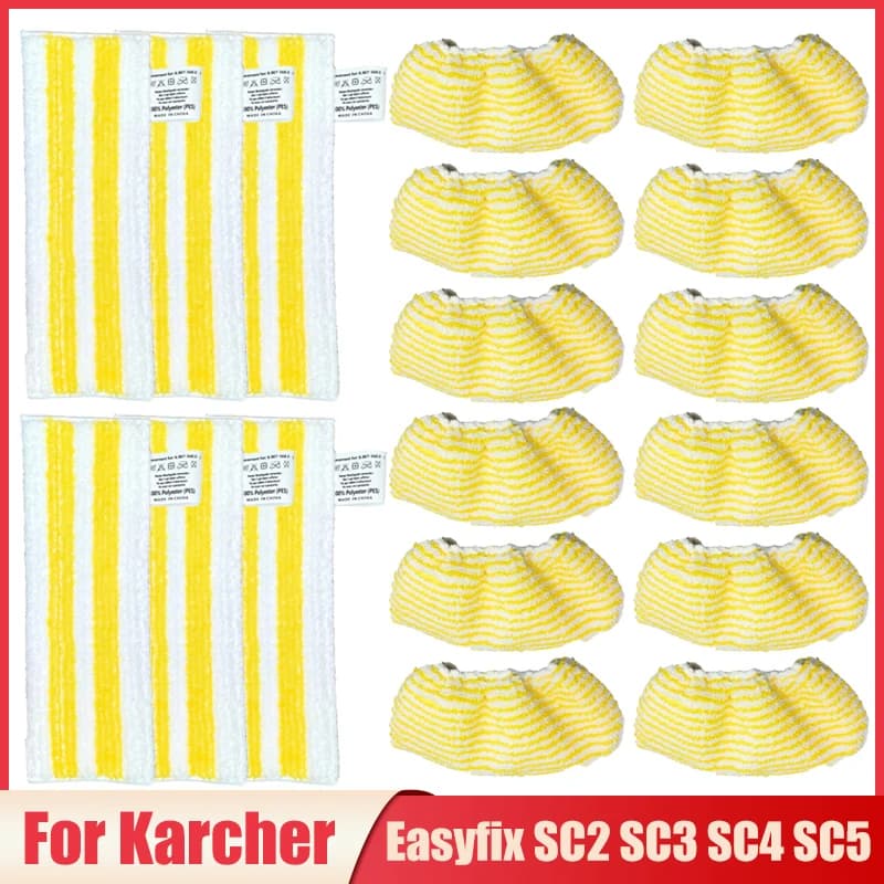 Mop Cloth Rags Parts For Karcher Easyfix SC2 SC3 SC4 SC5 Vacuum Cleaner Replacement Microfiber Cleaning Pad Cover Steam Mop