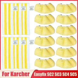 Mop Cloth Rags Parts For Karcher Easyfix SC2 SC3 SC4 SC5 Vacuum Cleaner Replacement Microfiber Cleaning Pad Cover Steam Mop