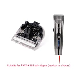 Replacement Hair Clipper Blade Power Cable for RIWA RE-6305 Washable Professional Barber Trimmer Steel Cutter Head Accessories