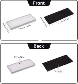 Compatible HPEA Filter For Eufy Robovac 11S RoboVac 15C 15T RoboVac 30 30C RoboVac 12 RoboVac 35C vacuum Cleaner Parts