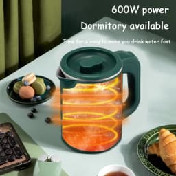 0.8L Mini Electric Kettle Small Capacity 304 Stainless Steel Teapot Hotel Dormitory Kettle Portable Travel Boil Water Pot 220V