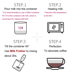 Milk Frother Electric Latte Cappuccino Steamer Automatic Heater Coffee Foamer Hot Kitchen Coffee Beater Cappuccino Mixer Sonifer