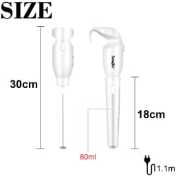 Milk Frother Electric Latte Cappuccino Steamer Automatic Heater Coffee Foamer Hot Kitchen Coffee Beater Cappuccino Mixer Sonifer