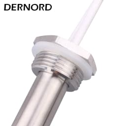 DERNORD DN25 Cartridge Immersion Heater Stainless Steel 304 Hot Water Rod 1kw/2kw/3kw Electric Tubular Heating Element 220V