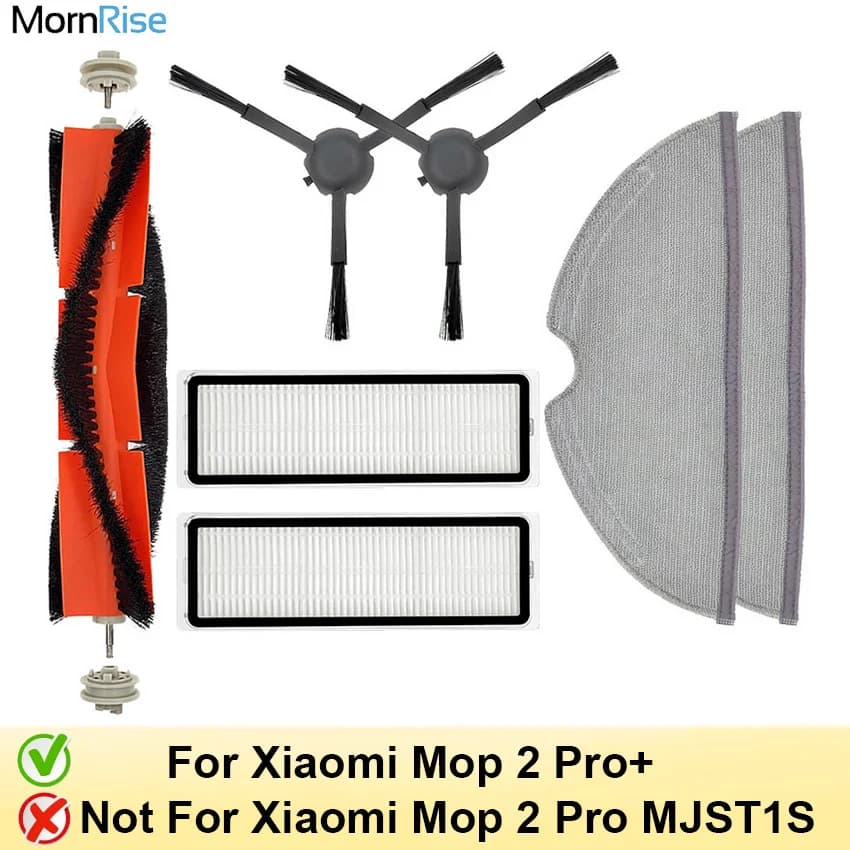 For Xiaomi MI Robot Vacuum Mop 2 Pro Plus STYTJ02ZHM Accessories Vacuum Cleaner Spare Parts Replacement Brush Filter Mop Cloth