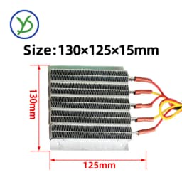 220V 36V 48V 60V 1000W 1500W PTC Heater Air Conditioner Parts PTC Ceramic Air Heater Element 100B4 135*125*15mm
