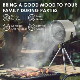 New USB Desktop Range Hoods Portable USB Powered Exhaust Fan Small Kitchen Hood Extractor Barbecue Large Suction Cooker Hood