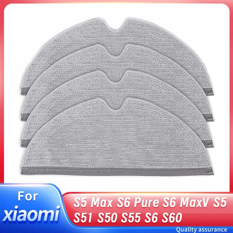 Full Coverage Mopping Cloths for Xiaomi Roborock S5 S50 S51 S55 S6 S6 MAXV S5 MAX Vacuum Cleaner