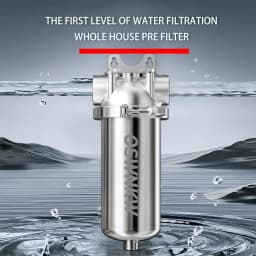 Whole house sediment filter water filter system 40μm 316 stainless steel mesh