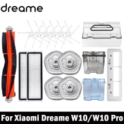 Dreame Bot W10 W10pro Vacuum Cleaner Accessories Main Side Brush HEPA Filter Mop Cloth Rag Spare Parts