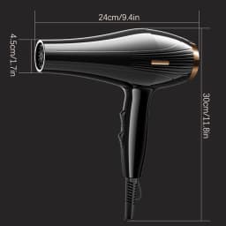 6 In 1 High-Powered Low Noise Hair Dryer Powerful Fast Dry Hot Cold Wind Hair Dryer For Home Travel Hair Styling
