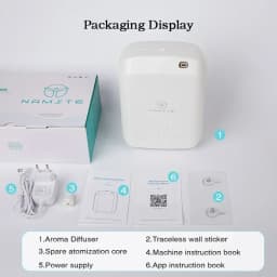 NAMSTE New Electric Aroma Diffuser Bluetooth 1000m³ Diffuser Essentail Oil Aromatherapy Machine Device Electric Aromatic Oasis