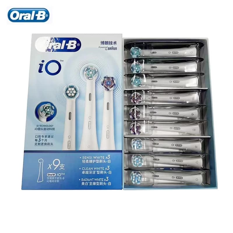 Oral B IO Series Brush Heads 1-9PCS Gentle Care Ultimate Clean Radiant White for Oral B Electric Toothbrushes IO5 IO7 IO8 IO9