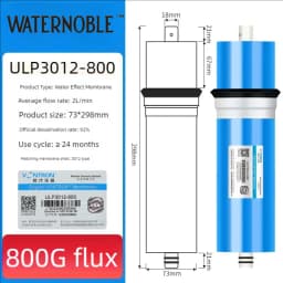 Waternoble RO Membrane for 1812-3013 Models 50G/75G/100G/400G/600G/800G Filter Element for Water Purifier & Pure Water Machine
