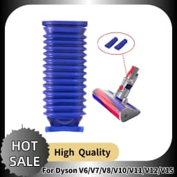 For Dyson Vacuum Cleaner Accessories V6/V7/V8/V10/V11/V12/V15 Soft Velvet Electric Suction Head Blue Hose