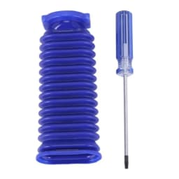 For Dyson Vacuum Cleaner Accessories V6/V7/V8/V10/V11/V12/V15 Soft Velvet Electric Suction Head Blue Hose