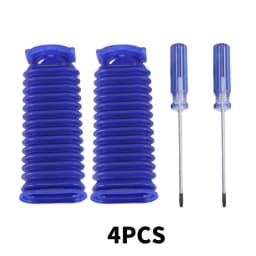 For Dyson Vacuum Cleaner Accessories V6/V7/V8/V10/V11/V12/V15 Soft Velvet Electric Suction Head Blue Hose