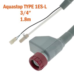 1ES-L Dishwasher Aquastop Inlet Hose 1.8m for Beko, Electrolux, Midea, Hansa, Gorenje